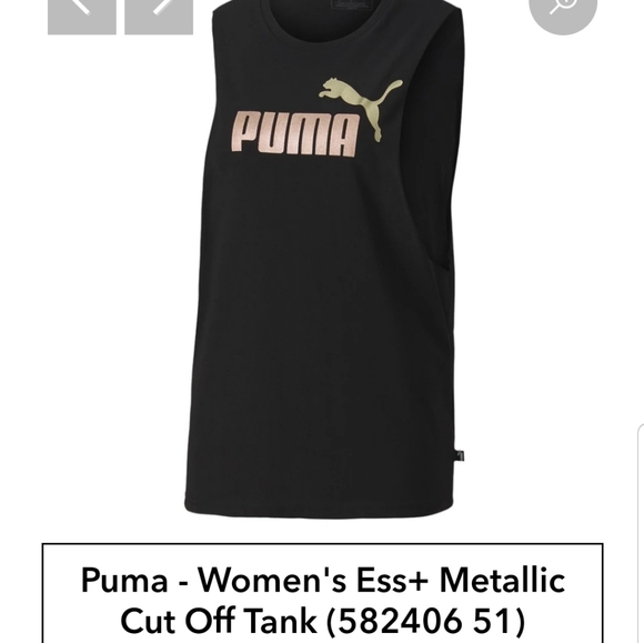 3/30 Puma- Womens Essential Cutoff - Picture 3 of 4